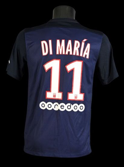 null Angel Di Maria n°11.
Maillot porté avec le Paris Saint-Germain lors de la saison...