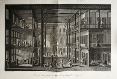 Antoine Ignace MELLING (1763-1831) 
Vue de la seconde cour intérieur du sérail
Intérieur...