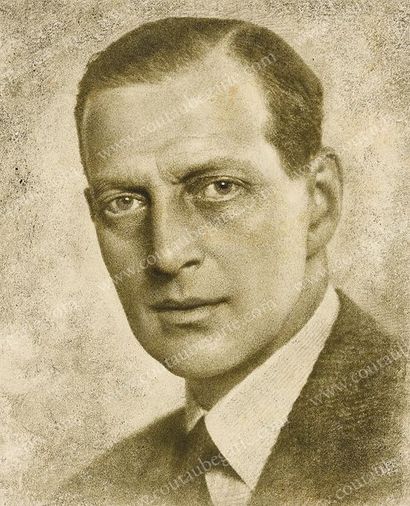 MARCOVITCH Émile (1894-1981) Portrait du grand-duc Dimitri Pavlovitch de Russie (1891-1942).
Tirage...