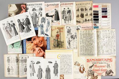 null La Samaritaine
Réunion de cinquante et un catalogues commerciaux de mode, 1906-...