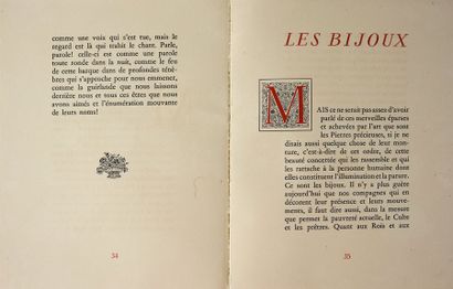 null [BIJOUX]
Réunion de six brochures et catalogues imprimés par Draeger, vers 1930-1940
-...