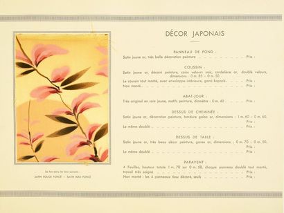 null Les Beaux Intérieurs Ensembles décoratifs, superbe album commercial, vers 1925-1930,...