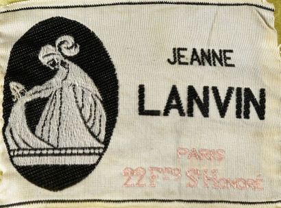 null Veste du soir griffée Jeanne Lanvin 22 Faubourg Saint Honoré, vers 1935, veste...