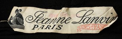 null Robe du soir griffée Jeanne Lanvin, (no 89 088), Hiver 1938-1939, fourreau ligne...