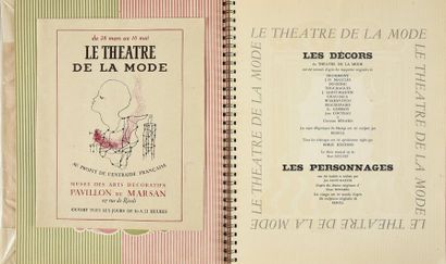 null Le Théâtre de la Mode, catalogue accompagné de son prospectus de l'exposition...