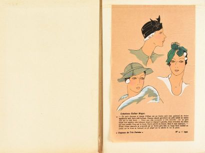 null Réunion de cinq périodiques, 1932-1939
- Les chapeaux du Très Parisien, Hiver...
