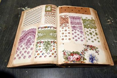 null Album d'empreintes daté 1860, décors de 2 à 8 couleurs environ à toutes échelles...