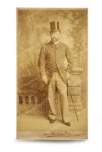 null EDOUARD VII, roi de Grande-Bretagne (1841-1910).
Grand portrait photographique...