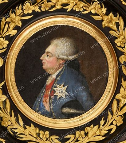 École Française de la fin du XVIIIe siècle. Portrait de Louis XVI roi de France (1754-1793)....