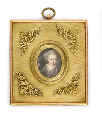 École française du XVIIIe siècle. Portrait du prince Louis de Bourbon, prince de...
