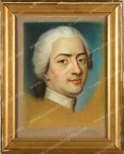 ÉCOLE FRANÇAISE DU XXe SIÈCLE RAYMOND CASEZ. Portrait de Louis XV roi de France (1710-1774)....