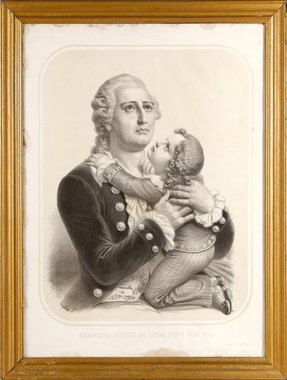 null Louis XVI, roi de France (1774-1792). Lithographie de Lafosse imprimée par Lemercier...