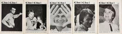 null FRANÇOIS, CLAUDE 5 exemplaires du journal Clo-Clo édités par son fan-club entre...