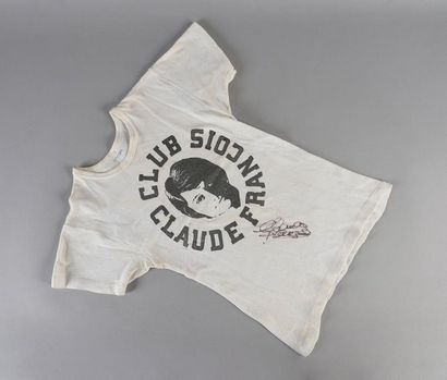 null FRANÇOIS, CLAUDE 1 T-Shirt du Club Claude François, édité en 1968 et dédicacé...