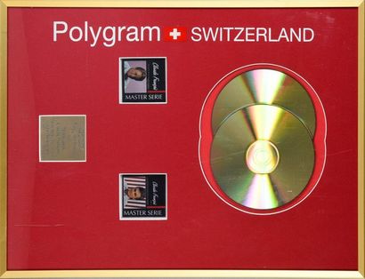 null FRANÇOIS, CLAUDE 1 disque d'or «Gold» pour 25000 exemplaires vendus en Suisse...