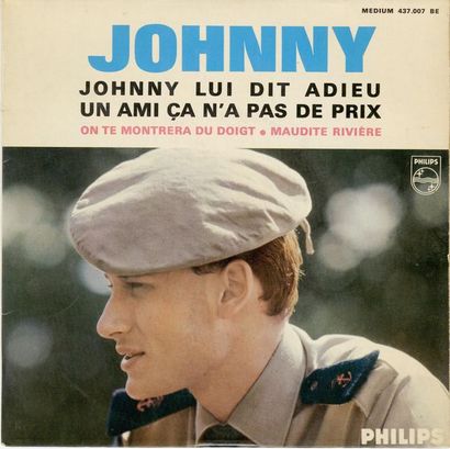 null HALLYDAY, JOHNNY 1 tenue militaire portée par Johnny Hallyday durant l'année...