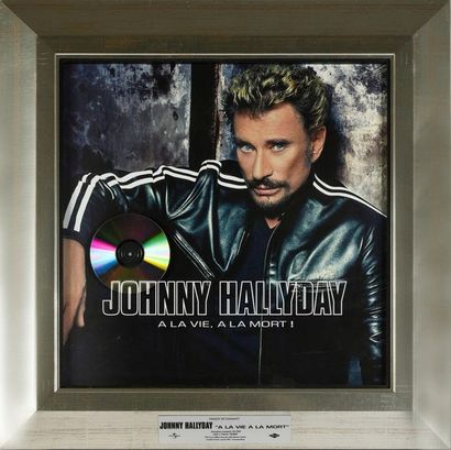 null HALLYDAY, JOHNNY 1 disque de diamant Johnny Hallyday pour l'album 33 tours «À...