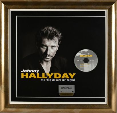 null HALLYDAY, JOHNNY 1 disque de platine Johnny Hallyday pour le single «Ma religion...