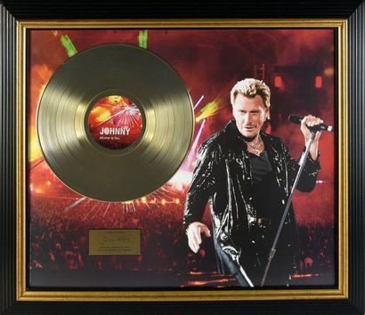 null HALLYDAY, JOHNNY 1 disque d'or Johnny Hallyday pour l'album 33 tours «Johnny...