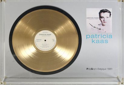 null KASS, PATRICIA 1 disque d'or du premier album de Patricia Kass. PolyGram Belgique...