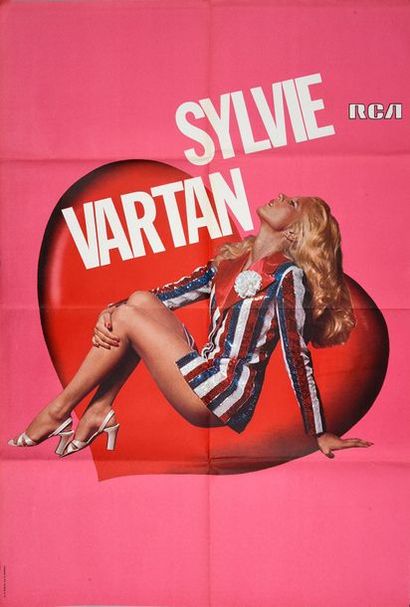 null VARTAN, SYLVIE 2 affiches originales pour annoncer les concerts de Sylvie Vartan...