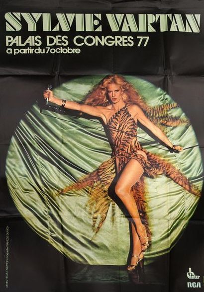 null VARTAN, SYLVIE 2 affiches originales pour annoncer les concerts de Sylvie Vartan...