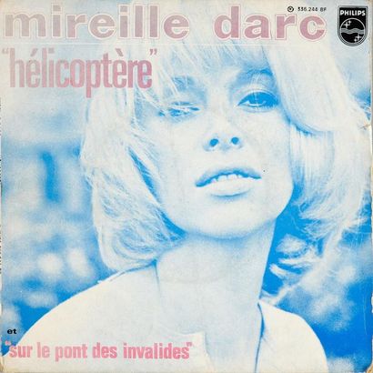 null DARC, MIREILLE (1938-2017)
Actrice et chanteuse 1 disque 45 tours vinyle «Hélicoptère»,...