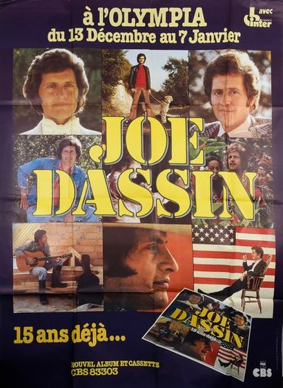 null DASSIN, JOE (1938-1980)
Auteur, compositeur et interprète 2 affiches originales...