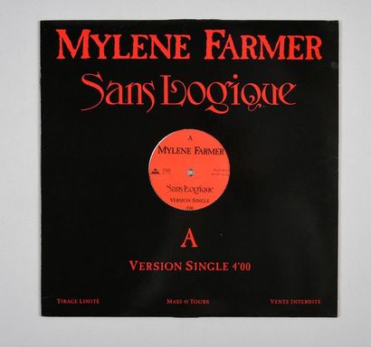 FARMER MYLENE FARMER MYLENE, un maxi 45 T (Hors Commerce). Titre "Sans Logique",...