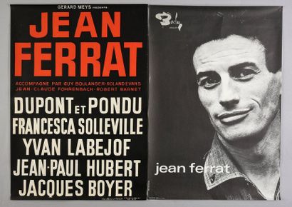 null FERRAT, JEAN (1928/1991)
Auteur, compositeur et interprète 1 lot de 2 affichettes...