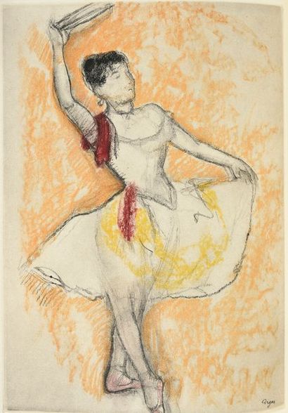 DEGAS- VALERY Degas Danse DessinP., Vollard, 1936.
In-folio demi-maroquin à bande...