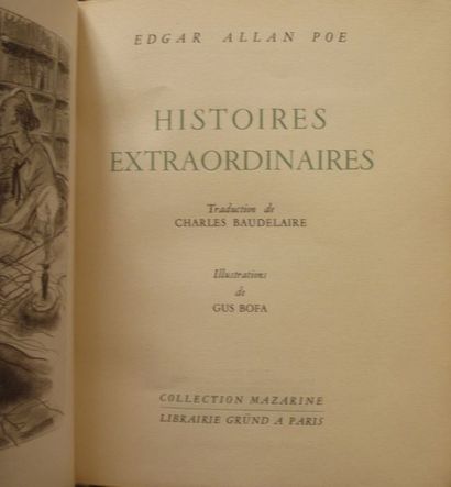 null Ens. de 2 ouvrages - POE, Edgar Allan
Contes mystérieux et fantastiques. Trad....