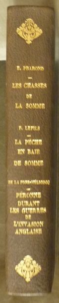 null Ens. de 2 volumes de chasse et Picardie - PRAROND.
Les chasses en baie de Somme.Amiens,...