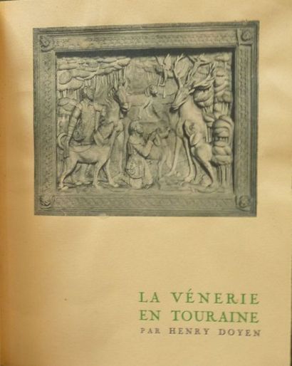 null Ens. de 2 ouvrages de chasse - CHAUDENAY, Jean de - REILLE Saint-Hubert et les...