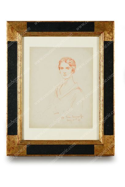 ZAROKILLI Nicolas Paganiotti (1879-1945). Portrait de la princesse Irina Youssoupoff,...