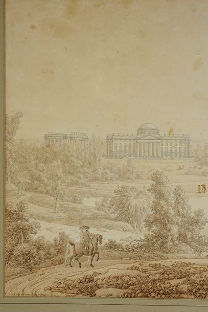 Johann August Nahl (1752 - 1825) Quatre vues de Weisenstein en Bavière et scène biblique.
Suite...