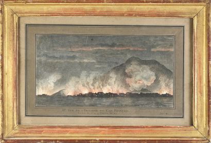 Jean-Baptiste Maurice NOYERS, 1772 - (?), vers 1816 Seconde vue de l'incendie du...