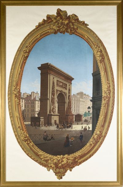 DEFOSSÉ & KARTH, 1857-1858 La Tour Saint-Jacques et La Porte Saint-Denis.
Deux papiers...
