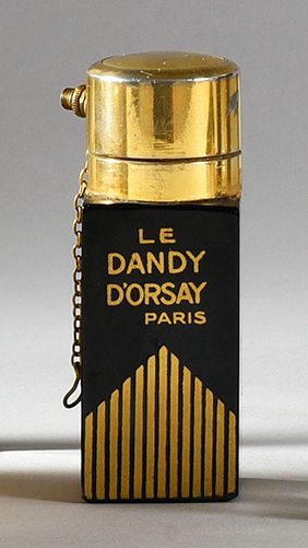 D'Orsay «Le Dandy» - (1925)
Rare flacon vaporisateur moderniste en verre opaque noir...