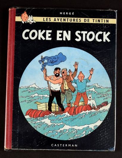 HERGÉ TINTIN 19.
COKE EN STOCK. EOF B24. Edition originale française DL 3° trimestre...