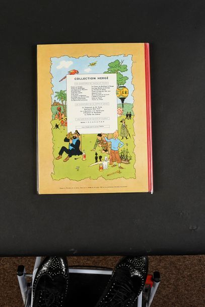 HERGÉ TINTIN 20.
TINTIN AU TIBET. EOB B29. Edition originale belge. 1961. Album à...