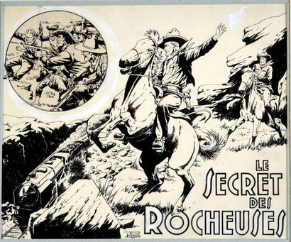 LE RALLIC, Etienne (1891-1968) LE SECRET DES ROCHEUSES.
Illustration de couverture...