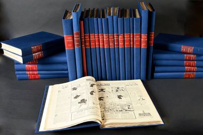 null COEURS VAILLANTS. ANNEES COMPLETES 1950, 1951 (2 vol), 1952, 1953, 1954 (avec...