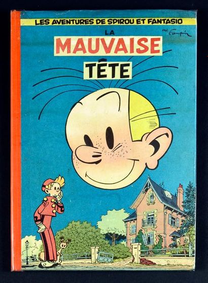 FRANQUIN SPIROU 08.
LA MAUVAISE TETE.
Edition originale française. Dos carré orange....