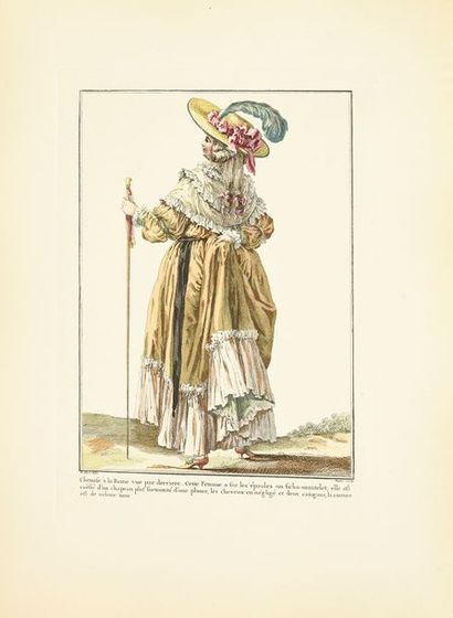 null Gallerie des modes et du costume français, (1779-1781) ensemble de gravures...
