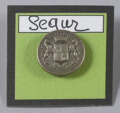 null SEGUR

Small button, silver plate. Bodard/Perrin n°910.

