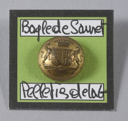 null PELLETIER de LA GARDE / BERNABE de LA HAYE

Small button, curved, golden. Perrin...
