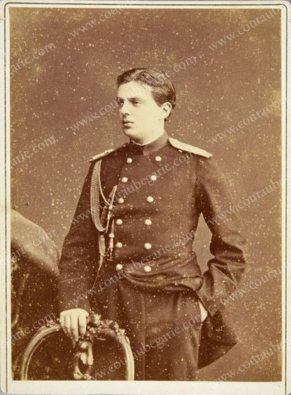 null WLADIMIR ALEXANDROVITCH, grand-duc de Russie (1847-1909).
Portrait photographique...