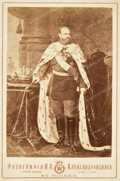 ALEXANDRE III, empereur de Russie (1845-1894).
Portrait...