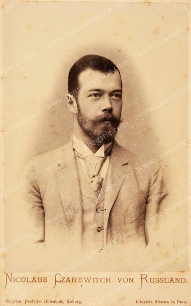 NICOLAS II, empereur de Russie (1868-1918).
Portrait...